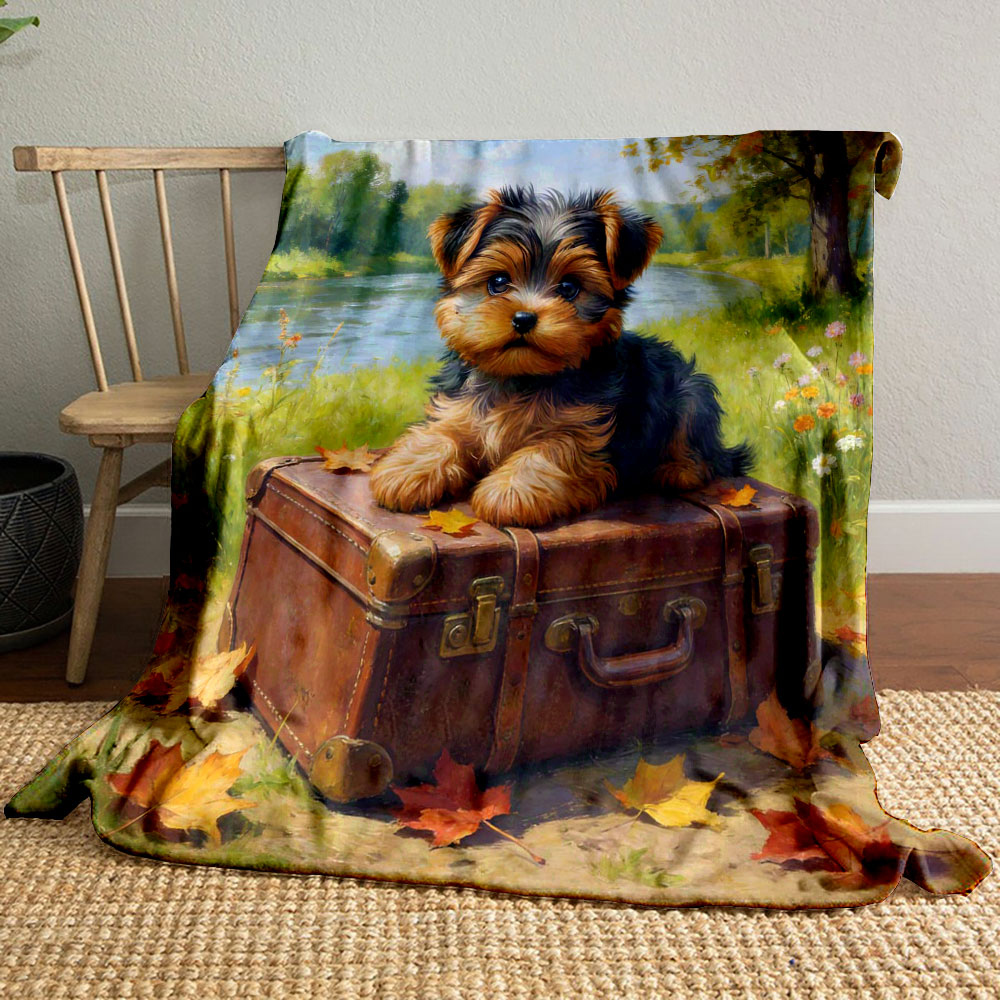 3D Printing Yorkshire - Coperta 3D con motivo Yorkshire Terrier