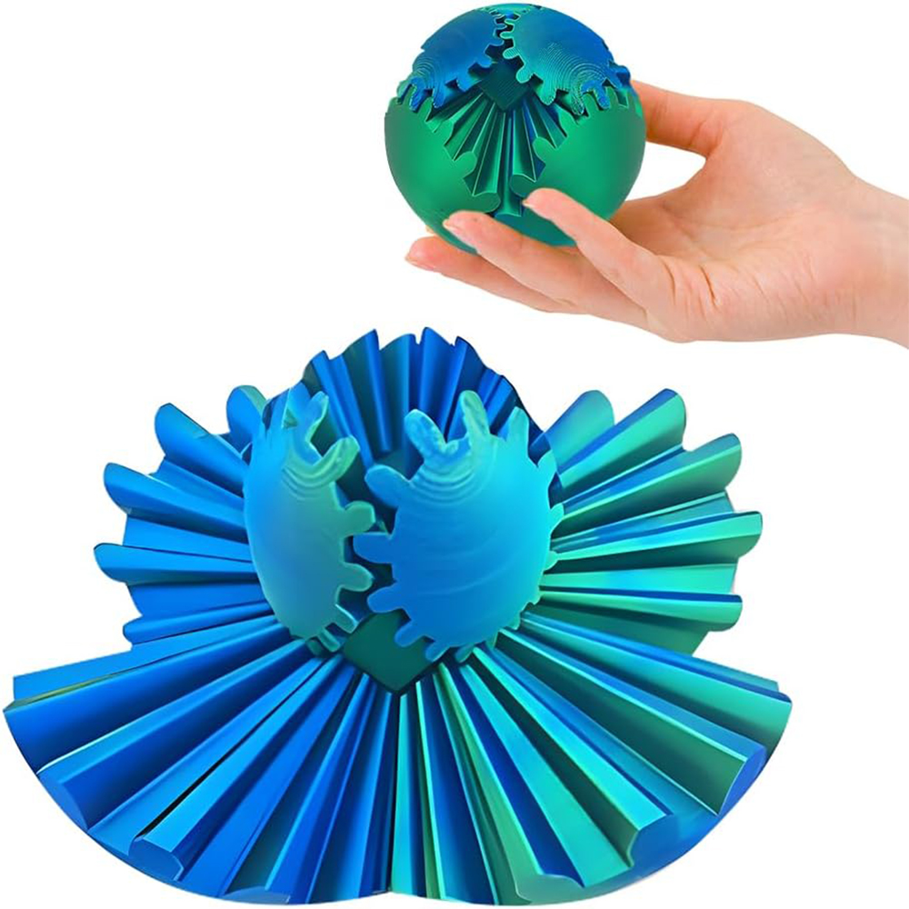 3D Printing Table - Gear Ball 3D Stampato Fidget Toys