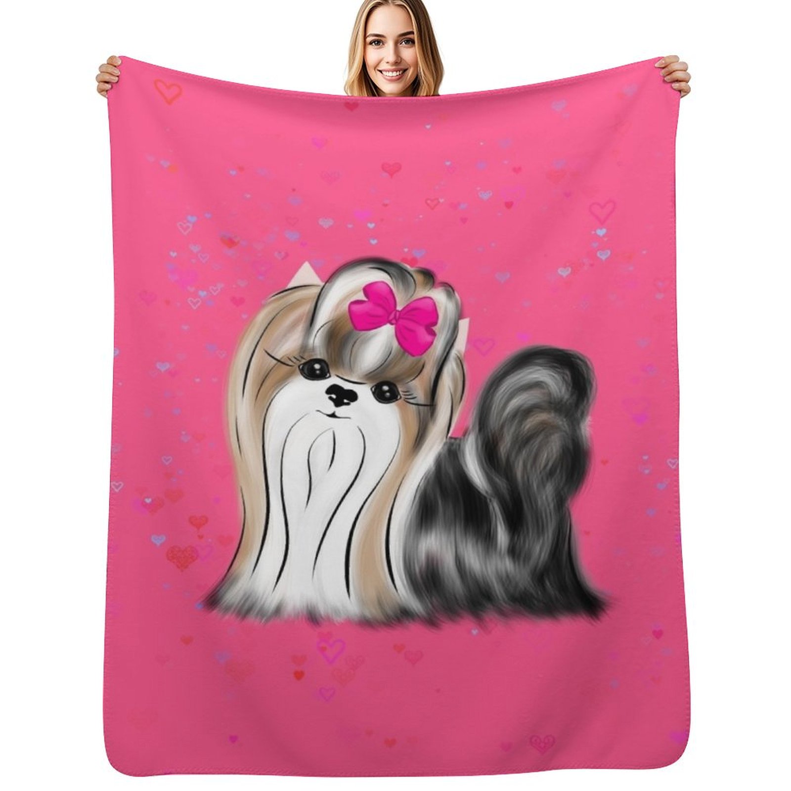 3D Printing Yorkshire - Coperta in plaid Biewer Yorkshire Terrier
