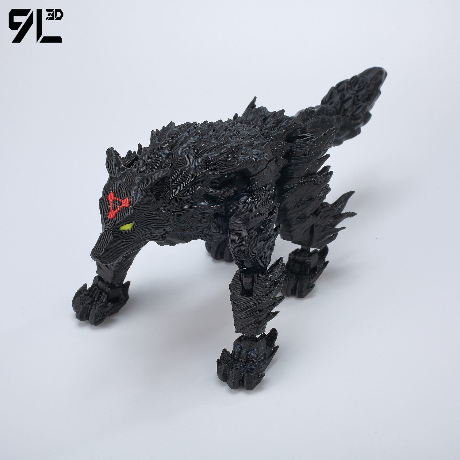 3D Printing Joints - 9L3D Lucky13 Dummy13 Action Figure Stampata