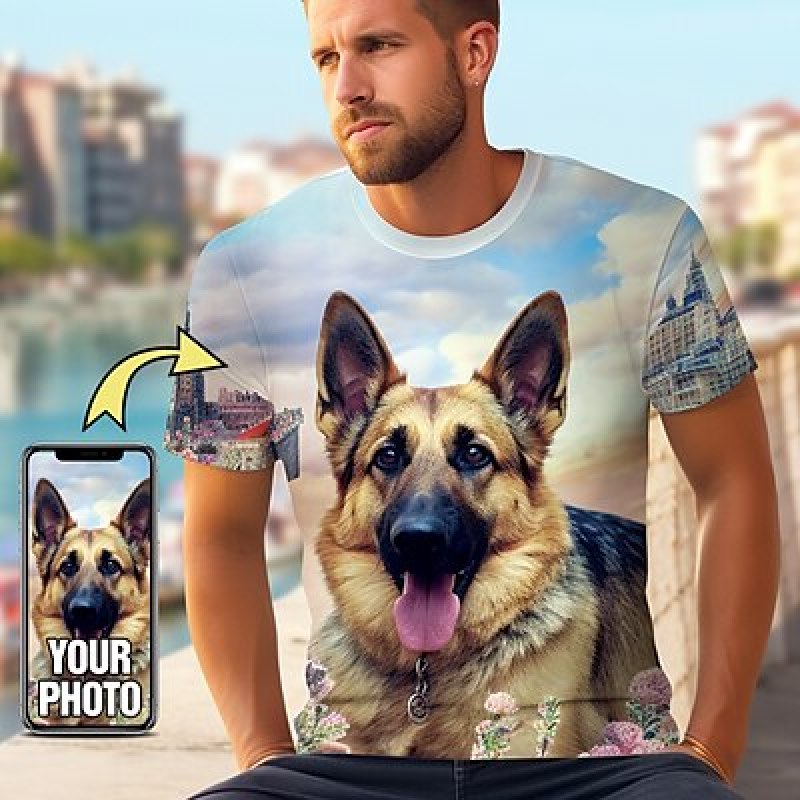 3D Printing Services - T-shirt personalizzata per animali domestici per