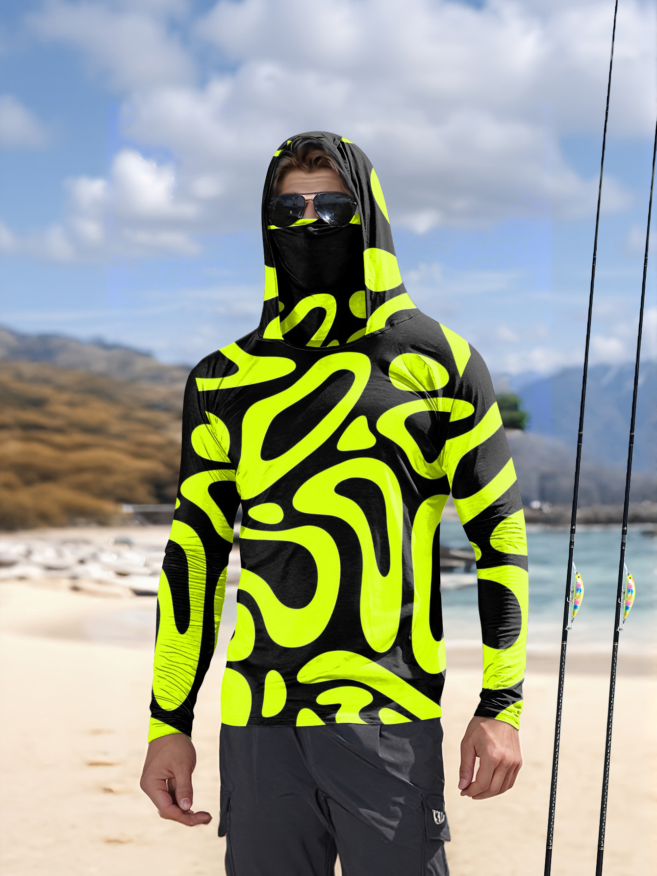 3D Printing Kpop - Camicia a maniche lunghe da uomo