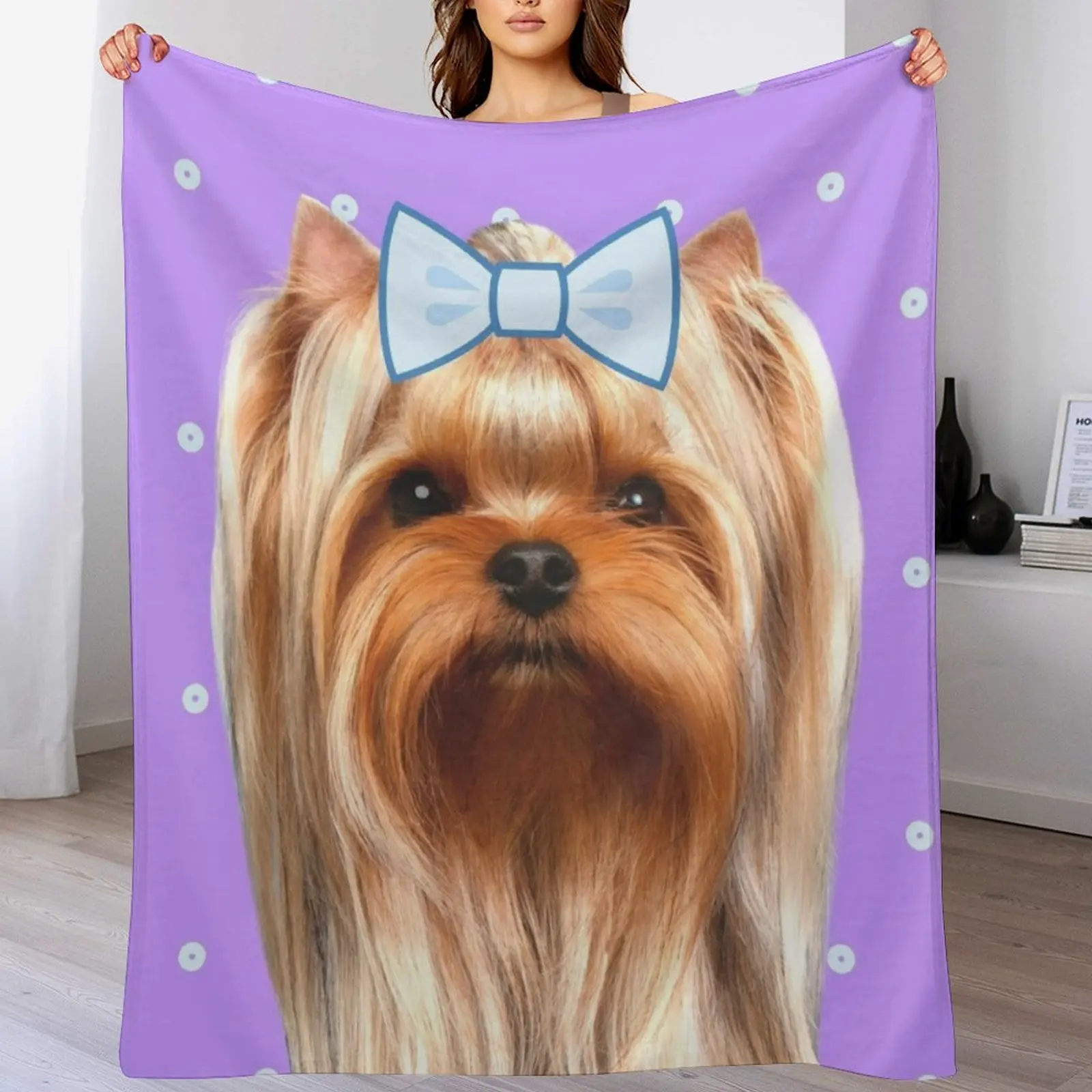 3D Printing Yorkshire - Simpatica coperta viola Yorkshire per tutte
