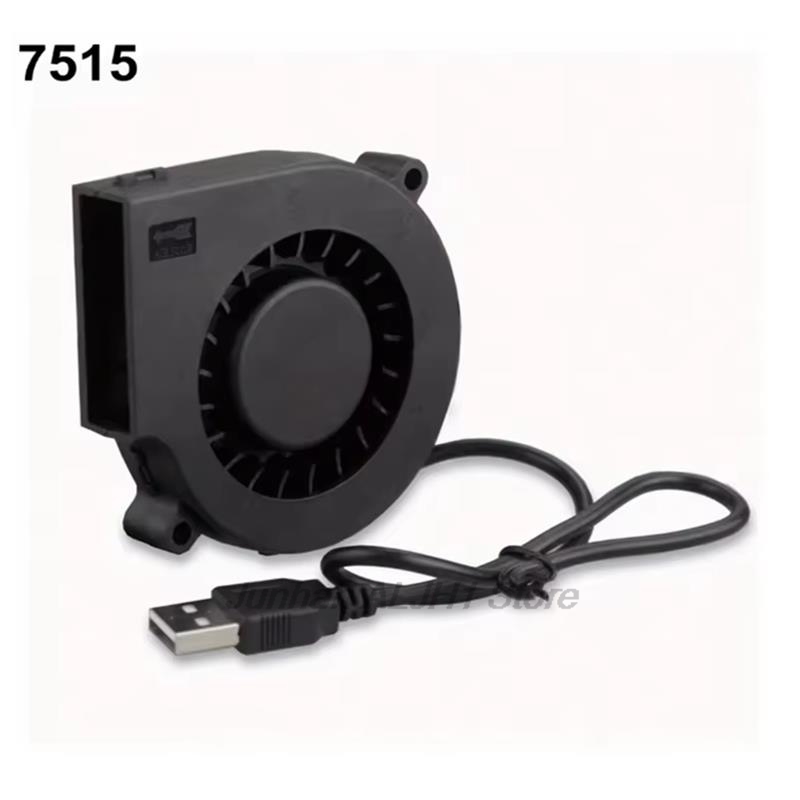 3D Printer Extruder - 1/2/5 pz Ventola USB da 75mm,