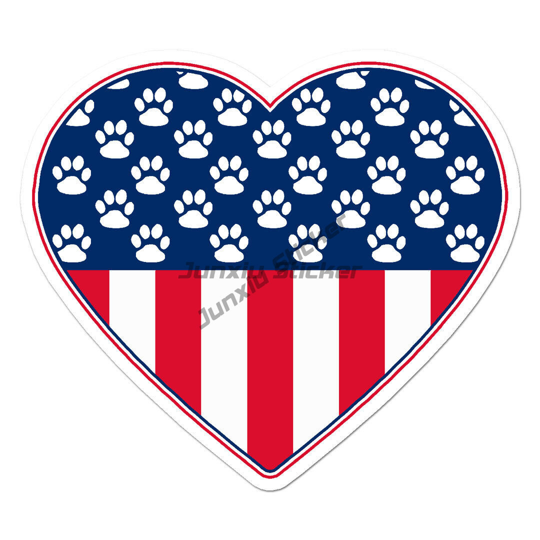 USA Flag Dog Paw Prints Vinyl  - 3D Printing Usa recensione e prezzo