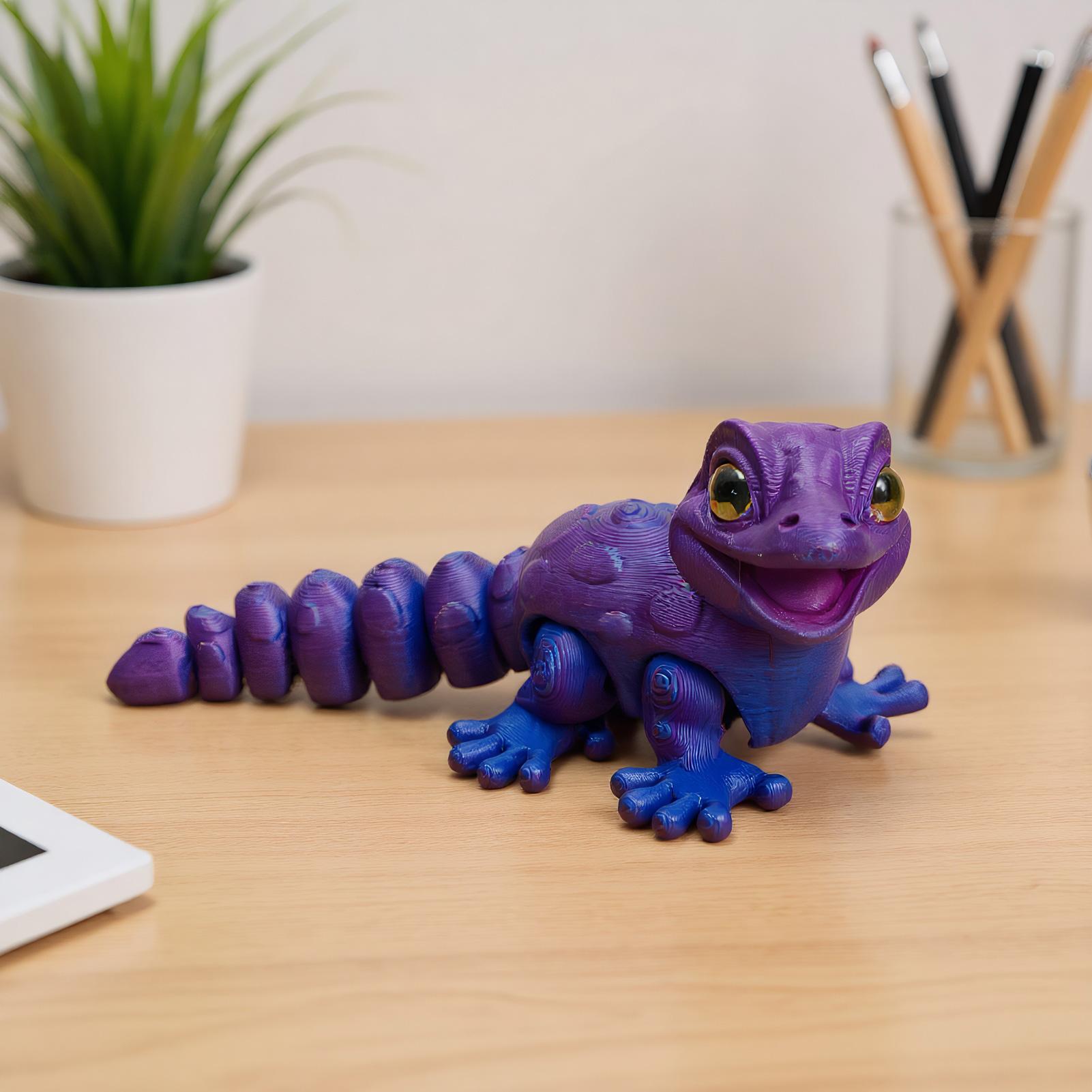 Stampato in 3D Geco Figurina L - 3D Printing Table recensione e prezzo