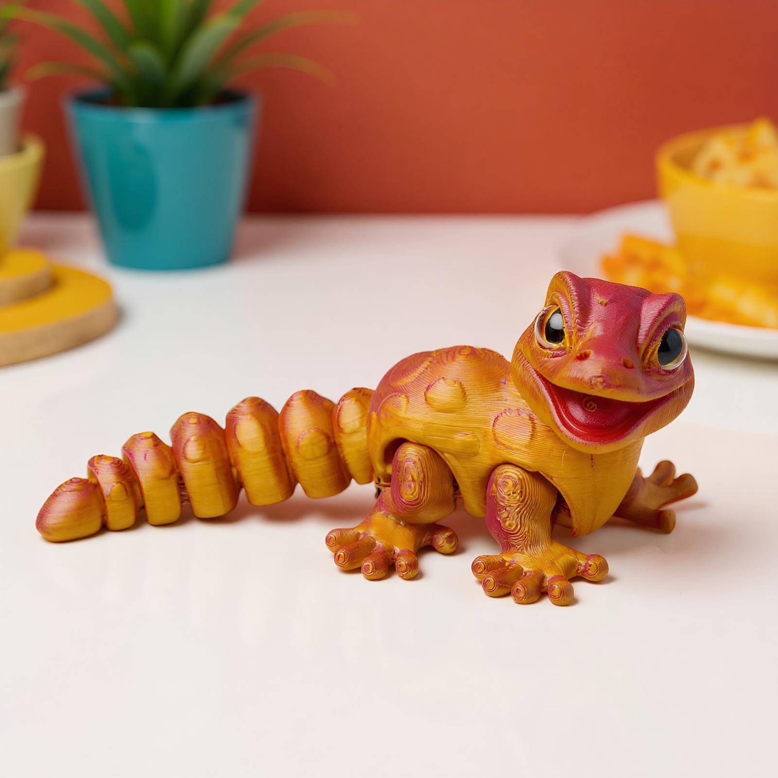 Stampato in 3D Geco Figurina L - 3D Printing Table recensione e prezzo