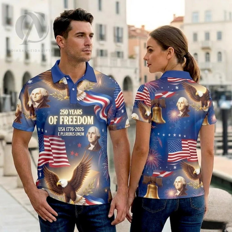Polo da Golf Patriottica da Uo - 3D Printing Usa recensione e prezzo