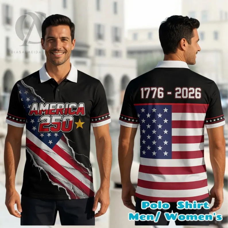 Polo da Golf Patriottica da Uo - 3D Printing Usa recensione e prezzo